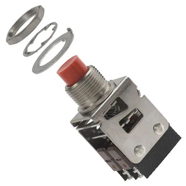 Hylec 1DE.01.06AG-SF Double Pole Flush Push-Button Isolator Switch